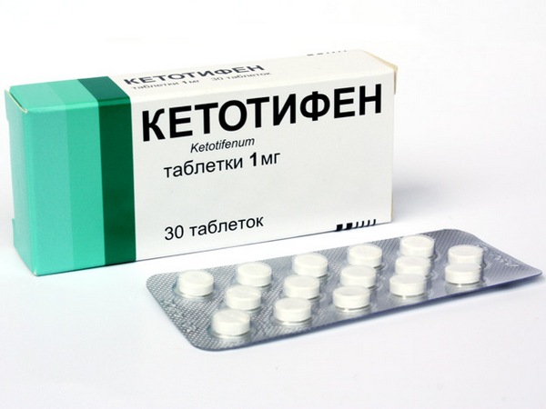 Кетотифен при атопическом дерматите