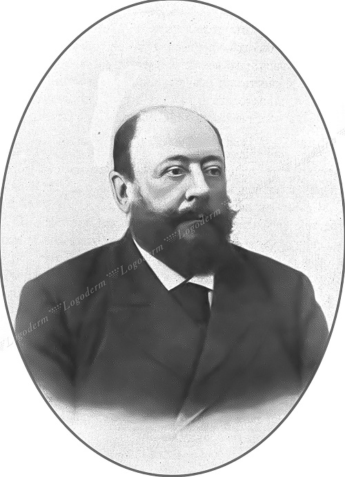 Памятный портрет В.М. Тарновского, вывешенный в конференц-зале Московского венерологического и дерматологического общества (1906 год)