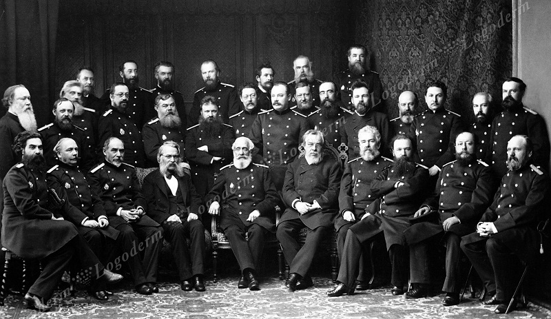 Конференция академии (1886 год) Полотебнов первый слева верхний ряд